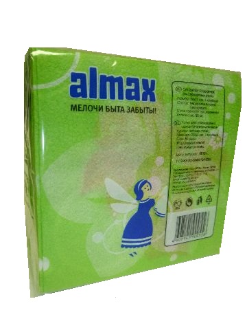 ALMAX CLASSIC Coll Салфетки бумажные желтые 1-сл., 100 л, 24x24 см