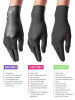 MEDICOSM Benovy Перчатки нитриловые текстурированные на пальцах L, черные, 3,5 г,50пар