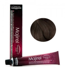 L'Oreal Professionnel Majirel 4.8 шатен мокка, 50 мл, краска для волос